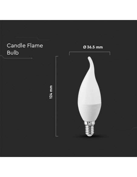 214164-Lampadina LED E  Candela a Fiamma -3