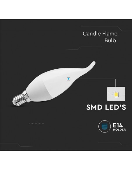 214164-Lampadina LED E  Candela a Fiamma -7