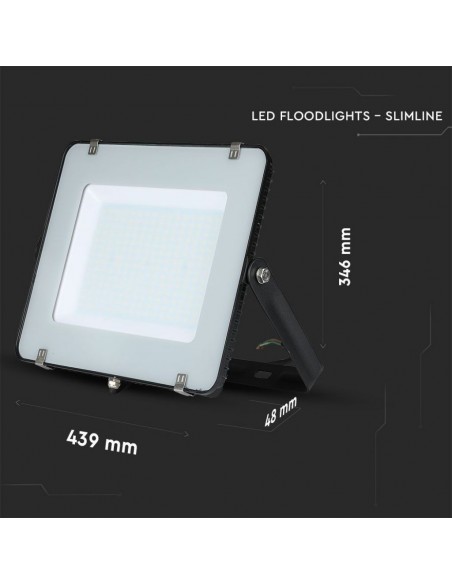 21419-Faro LED SMD Chip Samsung G  Cavo m Colore Nero  -2