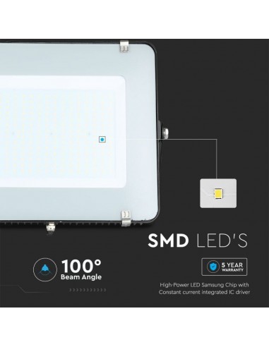 21419-Faro LED SMD Chip Samsung G  Cavo m Colore Nero  -6
