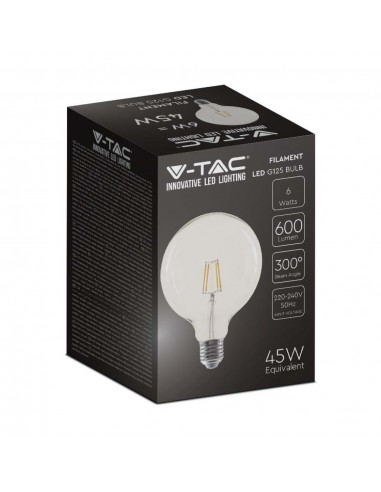 214304-Lampadina LED E  G Filamento Colore Trasparente -2