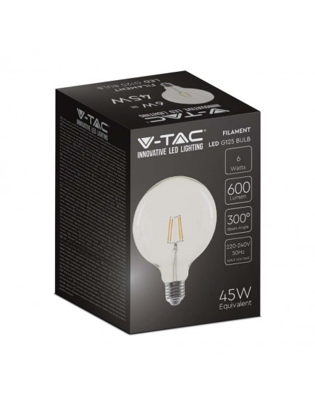 214304-Lampadina LED E  G Filamento Colore Trasparente -2