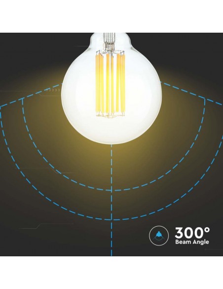 Lampadina LED E27 6W G95 3000K