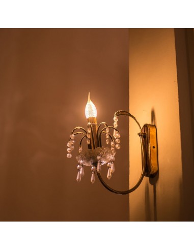 214308-Lampadina LED E  LM/W Candela a Fiamma Tortiglione Filamento -4