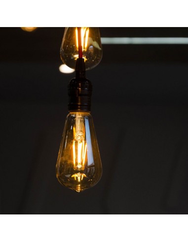 214362-Lampadina LED E  ST Filamento Ambrato -4