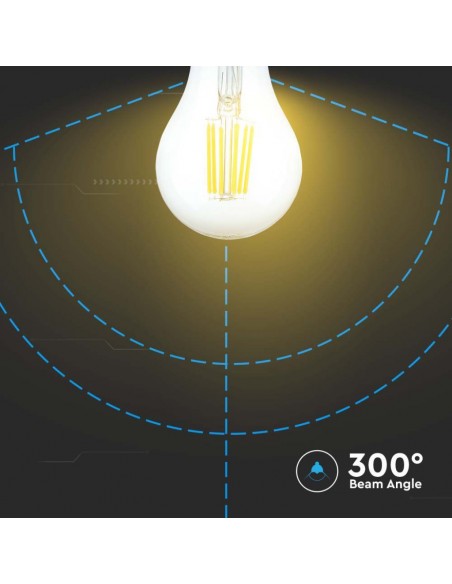 Lampadina LED E27 10W A60 Filamento 4000K