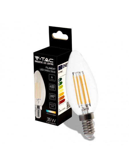 214414-Lampadina LED E  Candela Filamento -1