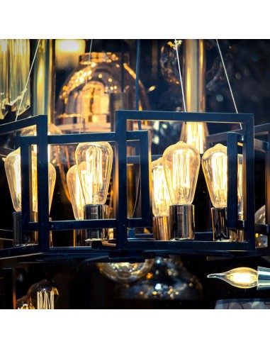 214421-Lampadina LED E  ST Filamento Ambrato -4