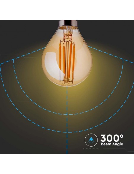 214499-Lampadina LED E  P Filamento Ambrato -7