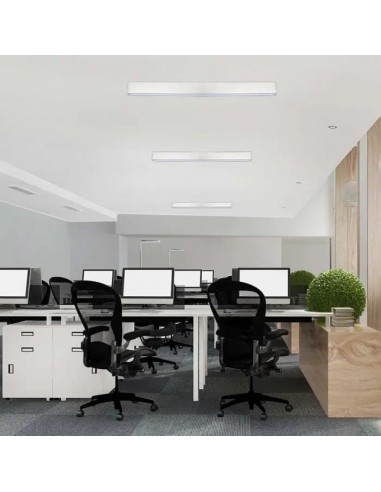 21463-Plafoniera LED Chip Samsung  Lineare Colore Bianco -4