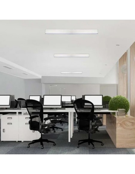 21463-Plafoniera LED Chip Samsung  Lineare Colore Bianco -4