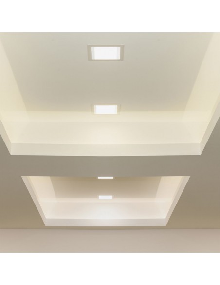 214889-Mini Pannello LED  Montaggio ad Incasso Quadrato -4