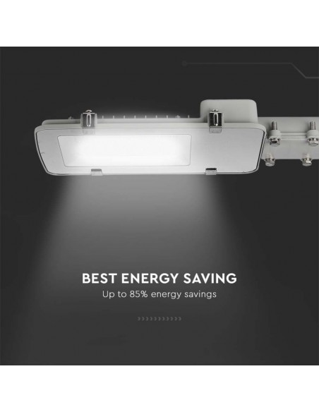 Armatura Stradale LED Chip Samsung 50W Grigio 4000K IP65