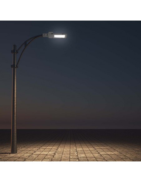 215281-Armatura Stradale LED Chip Samsung  Colore Grigio  -3