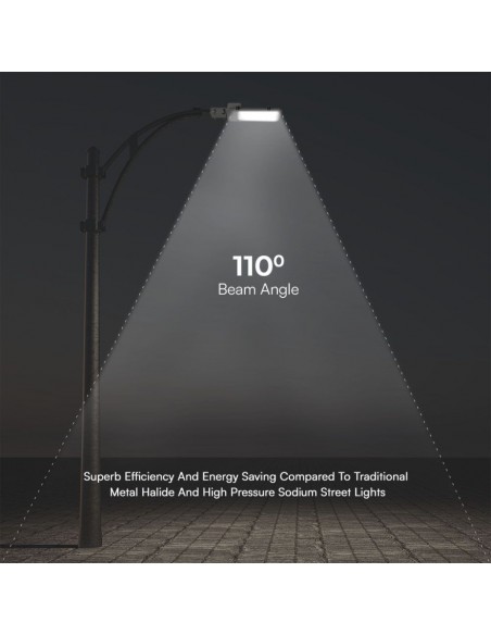 Armatura Stradale LED Chip Samsung 50W Grigio 6500K IP65