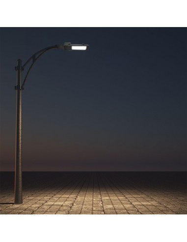 215291-Armatura Stradale LED Chip Samsung  Colore Grigio  -4