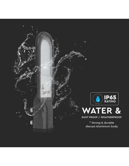 Armatura Stradale LED Chip Samsung 30W Grigio scuro 4000K IP65