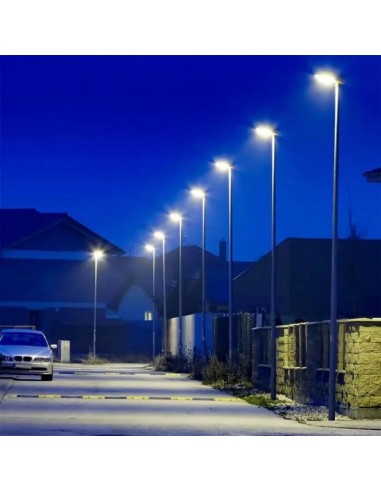 21538-Armatura Stradale LED Chip Samsung  Colore Grigio scuro  -3