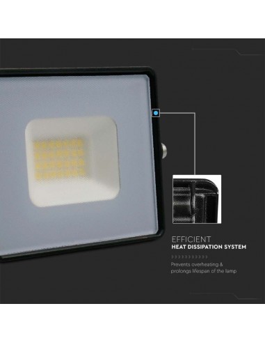 Faro LED SMD 20W E-Series G2 Nero...