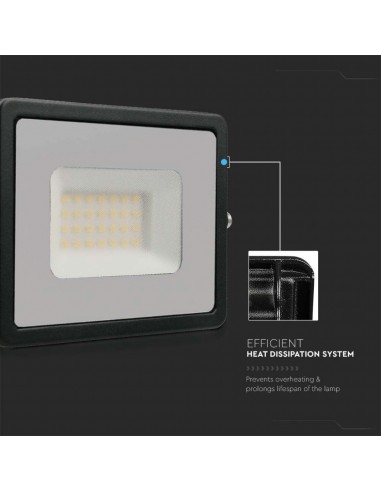 Faro LED SMD 30W E-Series G2 Nero...