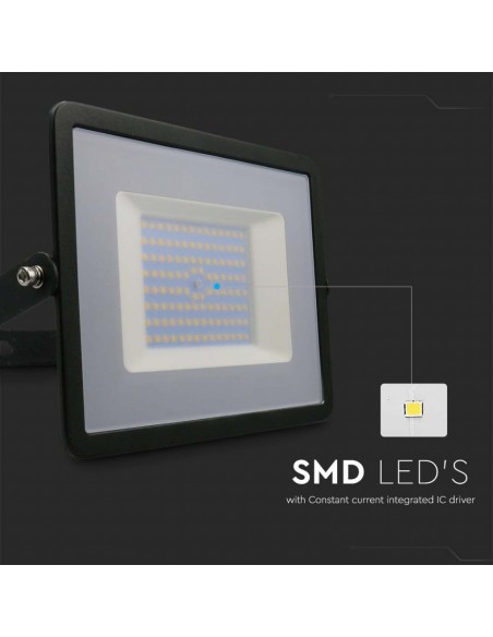 Faro LED SMD 100W E-Series G2 Nero 4000K IP65