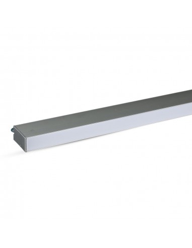 21601-Plafoniera LED Chip Samsung a Sospensione  Lineare Colore Argento -1