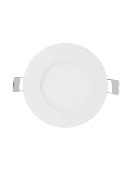 216293-Mini Pannello LED  Montaggio ad Incasso Rotondo Colore Bianco -1
