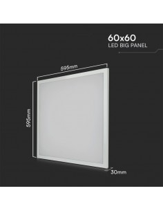 216381-Pannello LED Chip Samsung  LM/W Installazione in da Incasso/Plafone-1 2