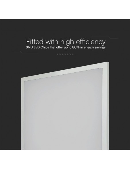 Pannello LED Chip Samsung 36W 110LM/W Installazione 2in1 da Incasso/Plafone, Driver Integrato, 600x600mm Bianco 6500K