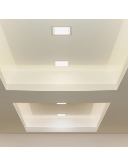 216430-Mini Pannello LED  Montaggio ad Incasso Quadrato -4