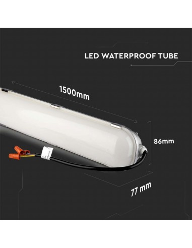 21677-Plafoniera LED Chip Samsung Impermeabile  LM/W cm  -2