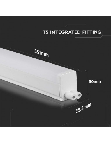 21693-Plafoniera LED Chip Samsung Lineare  cm Raccordabile con Interruttore -3