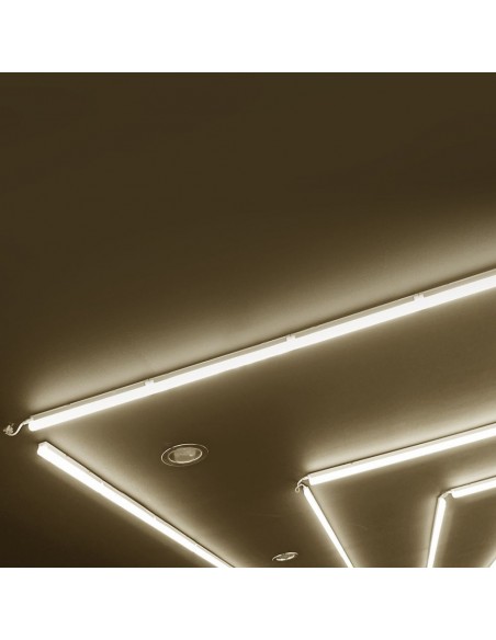 21694-Plafoniera LED Chip Samsung Lineare  cm Raccordabile con Interruttore -4