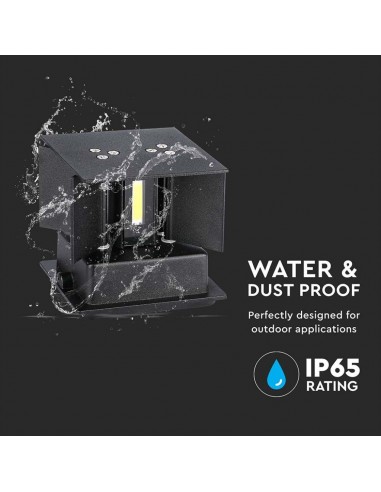 Lampada LED da Muro Quadrata Doppio...