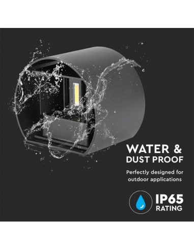 Lampada LED da Muro Arrotondata...