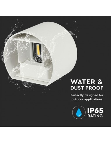 Lampada LED da Muro Arrotondata...