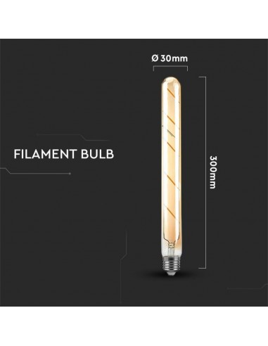 217142-Lampadina LED E  T Filamento Ambrato -3