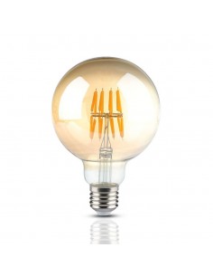 217145-Lampadina LED E  G Filamento Ambrato -1
