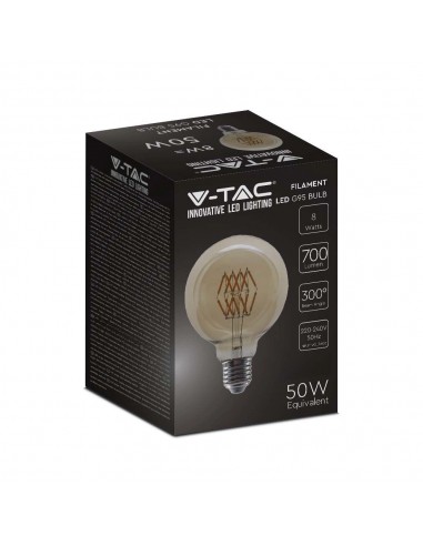 217145-Lampadina LED E  G Filamento Ambrato -2