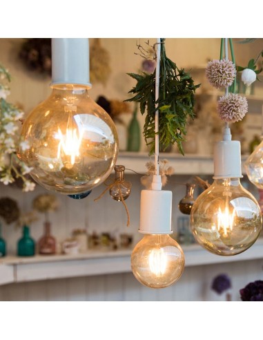 217145-Lampadina LED E  G Filamento Ambrato -4