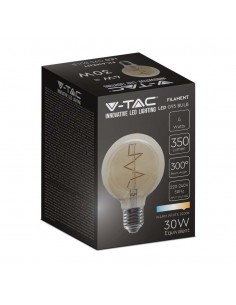 217146-Lampadina LED E  G Filamento Ambrato -1 2