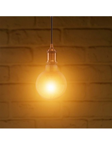 217146-Lampadina LED E  G Filamento Ambrato -4