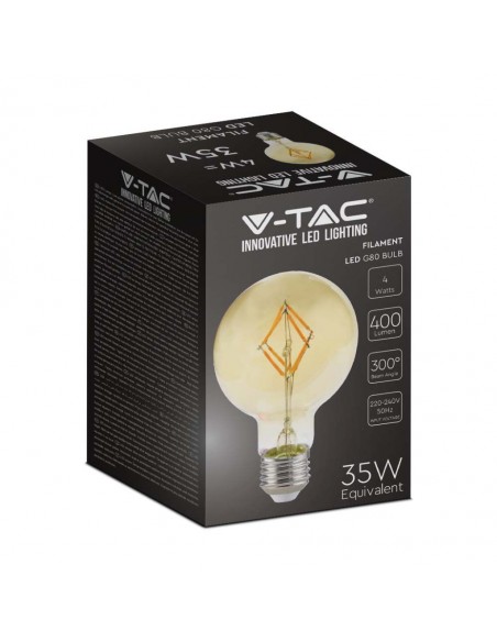 217148-Lampadina LED E  G Filamento Ambrato -2