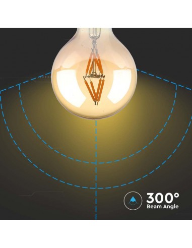 217148-Lampadina LED E  G Filamento Ambrato -7