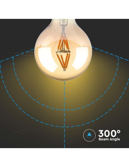 217148-Lampadina LED E  G Filamento Ambrato -7