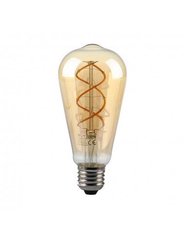 217218-Lampadina LED E  ST Filamento Ambrato -1