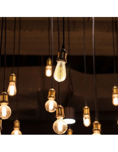 217218-Lampadina LED E  ST Filamento Ambrato -4