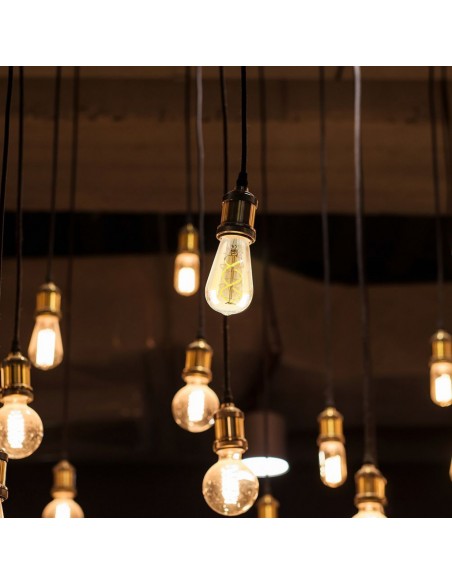 217218-Lampadina LED E  ST Filamento Ambrato -4