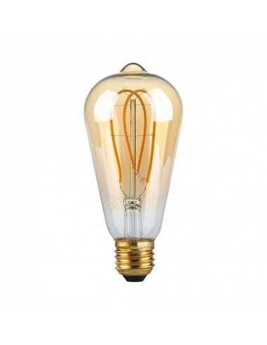 217220-Lampadina LED E  ST Filamento Ambrato -1