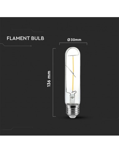 217251-Lampadina LED E  LM/W T Filamento -3